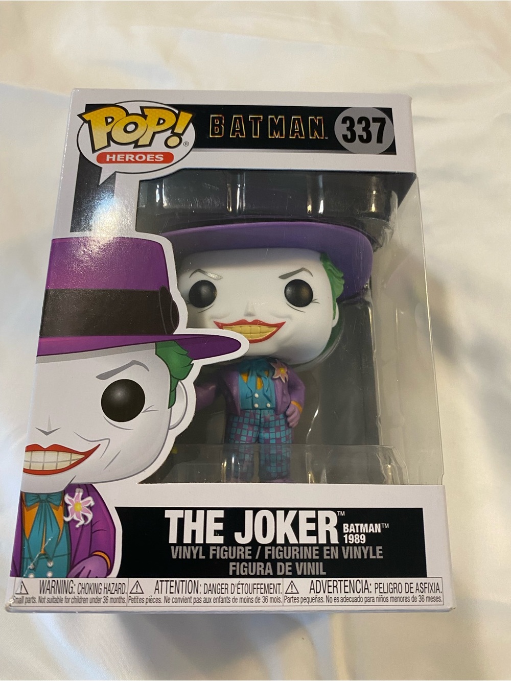 Funko Pop! The Joker in Purple Suit with Green Hair
